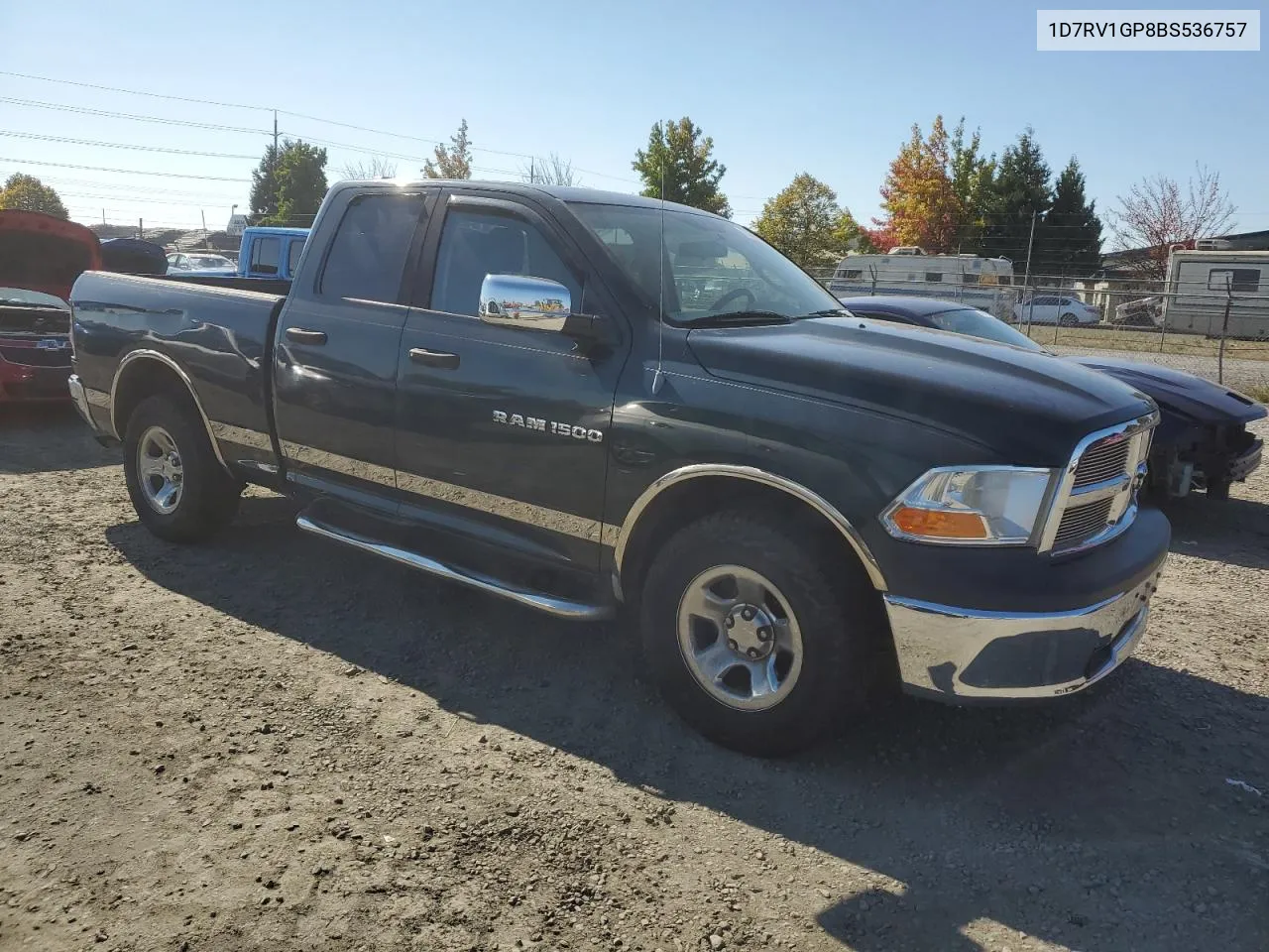 2011 Dodge Ram 1500 VIN: 1D7RV1GP8BS536757 Lot: 72389624