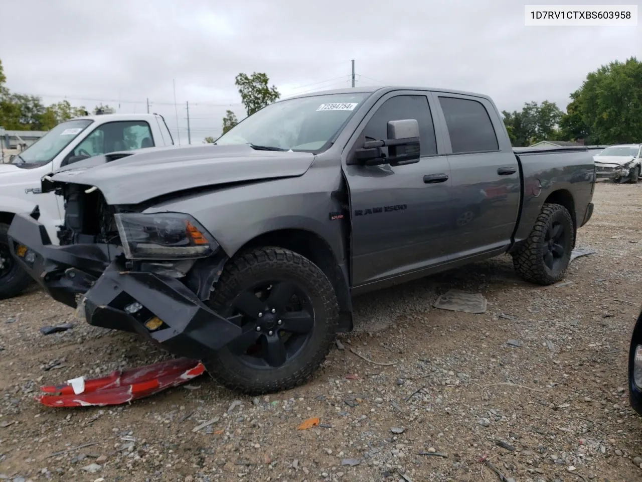 2011 Dodge Ram 1500 VIN: 1D7RV1CTXBS603958 Lot: 72394754