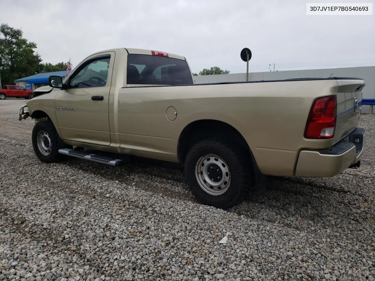 2011 Dodge Ram 1500 VIN: 3D7JV1EP7BG540693 Lot: 72551334