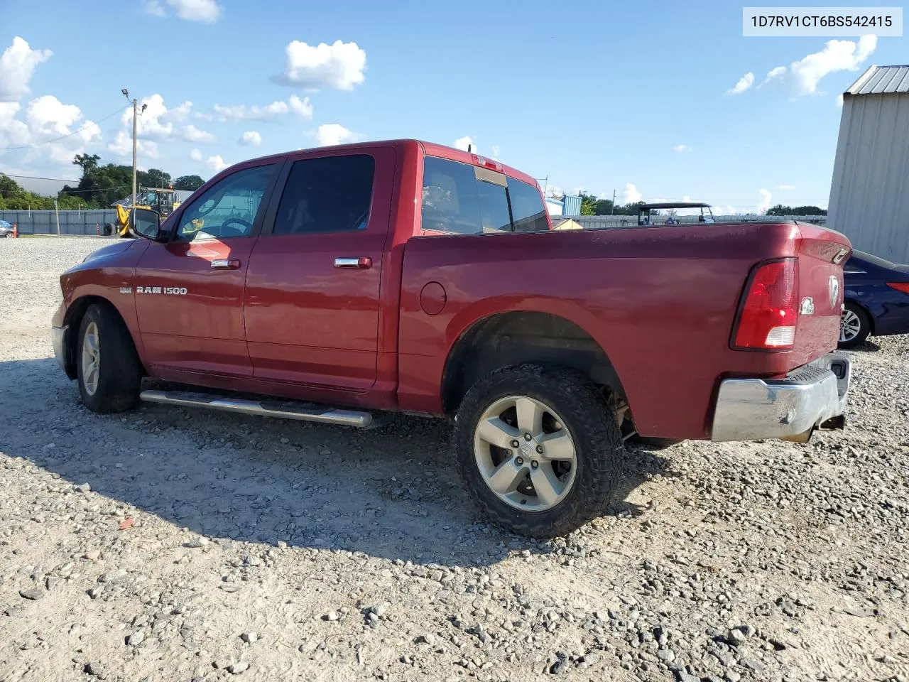 2011 Dodge Ram 1500 VIN: 1D7RV1CT6BS542415 Lot: 72635964