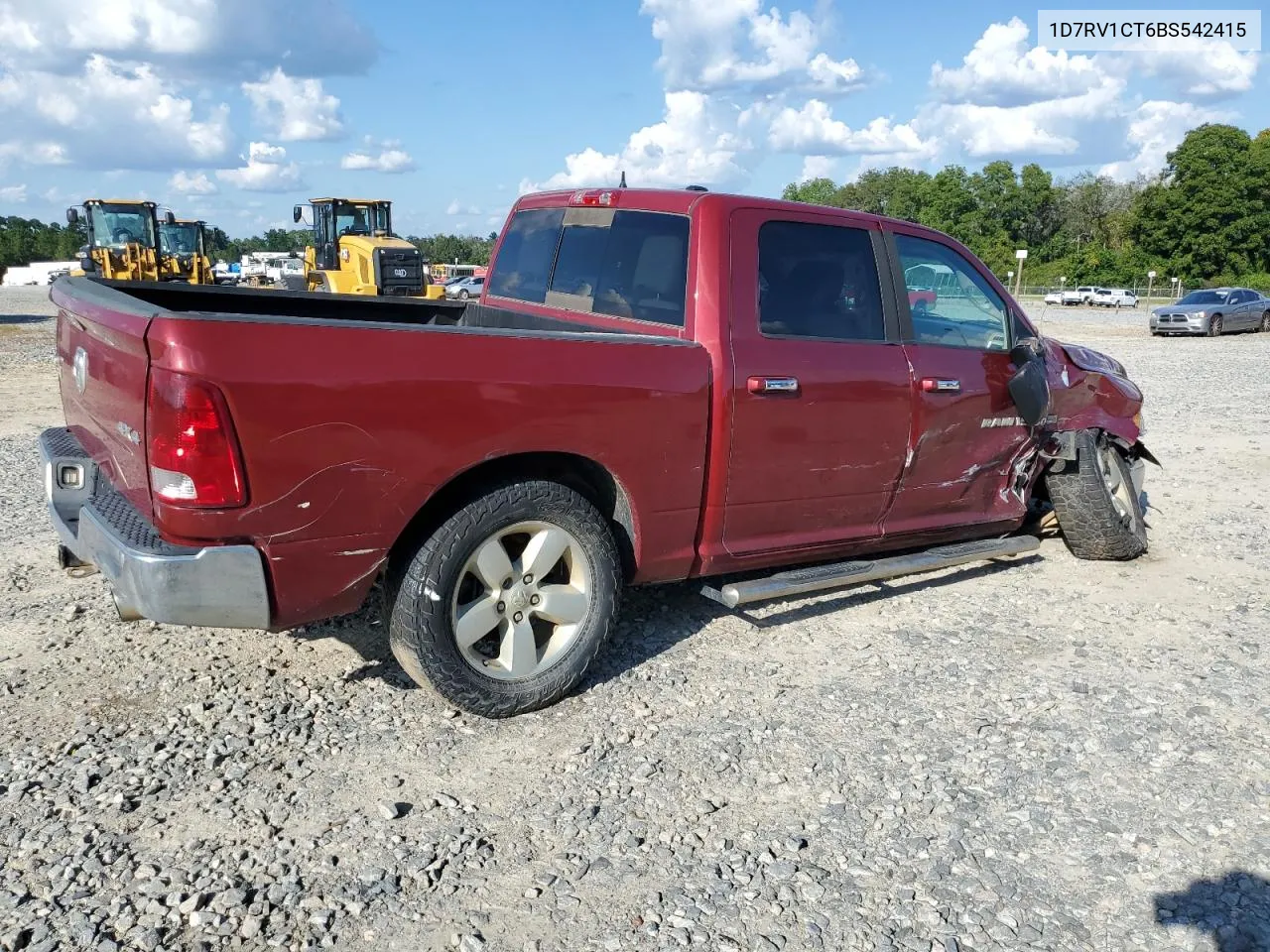 2011 Dodge Ram 1500 VIN: 1D7RV1CT6BS542415 Lot: 72635964