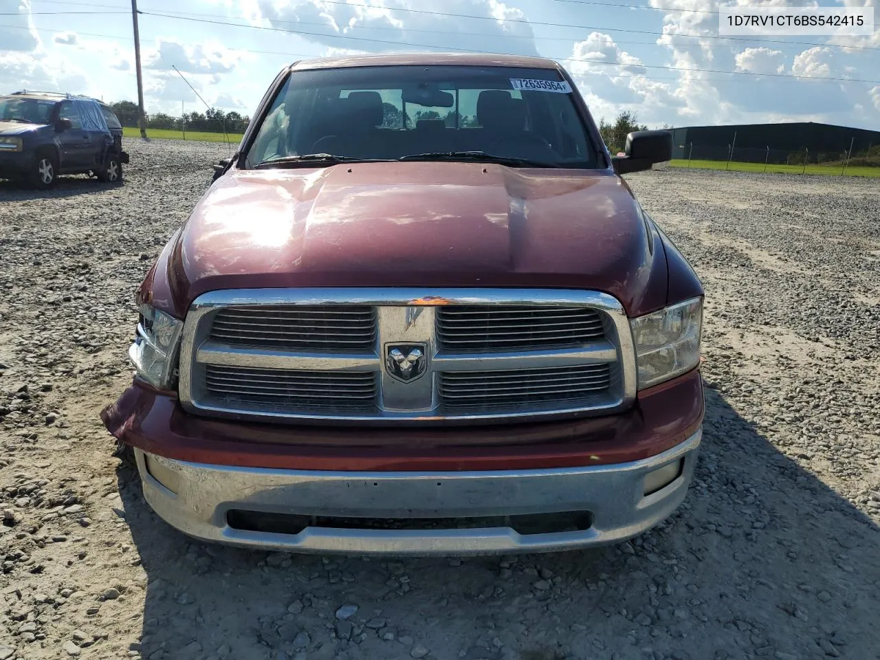 2011 Dodge Ram 1500 VIN: 1D7RV1CT6BS542415 Lot: 72635964