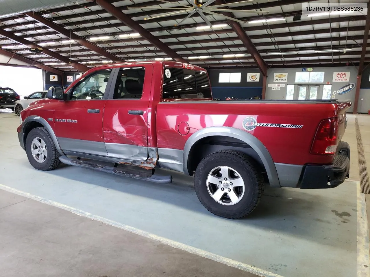 2011 Dodge Ram 1500 VIN: 1D7RV1GT9BS585236 Lot: 72678244