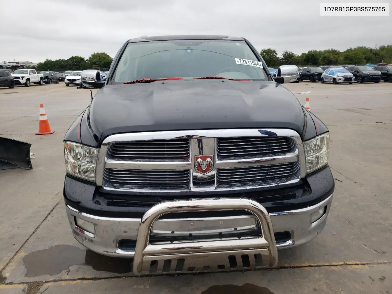 2011 Dodge Ram 1500 VIN: 1D7RB1GP3BS575765 Lot: 72811534