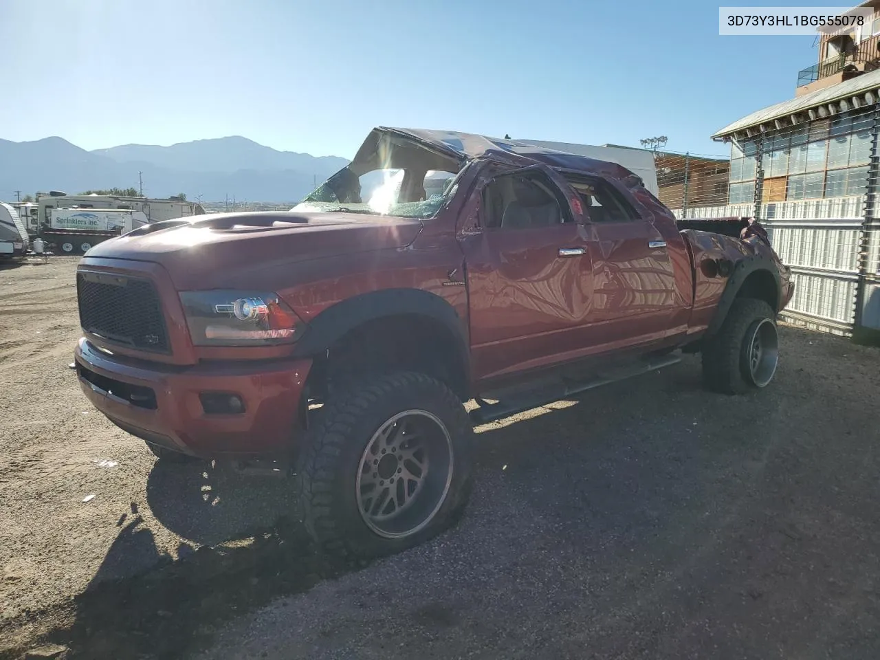 2011 Dodge Ram 3500 VIN: 3D73Y3HL1BG555078 Lot: 73000544