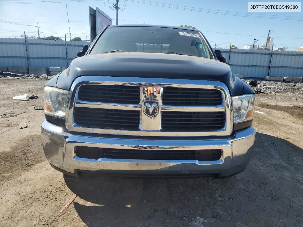 2011 Dodge Ram 2500 VIN: 3D7TP2CT8BG549380 Lot: 73110884