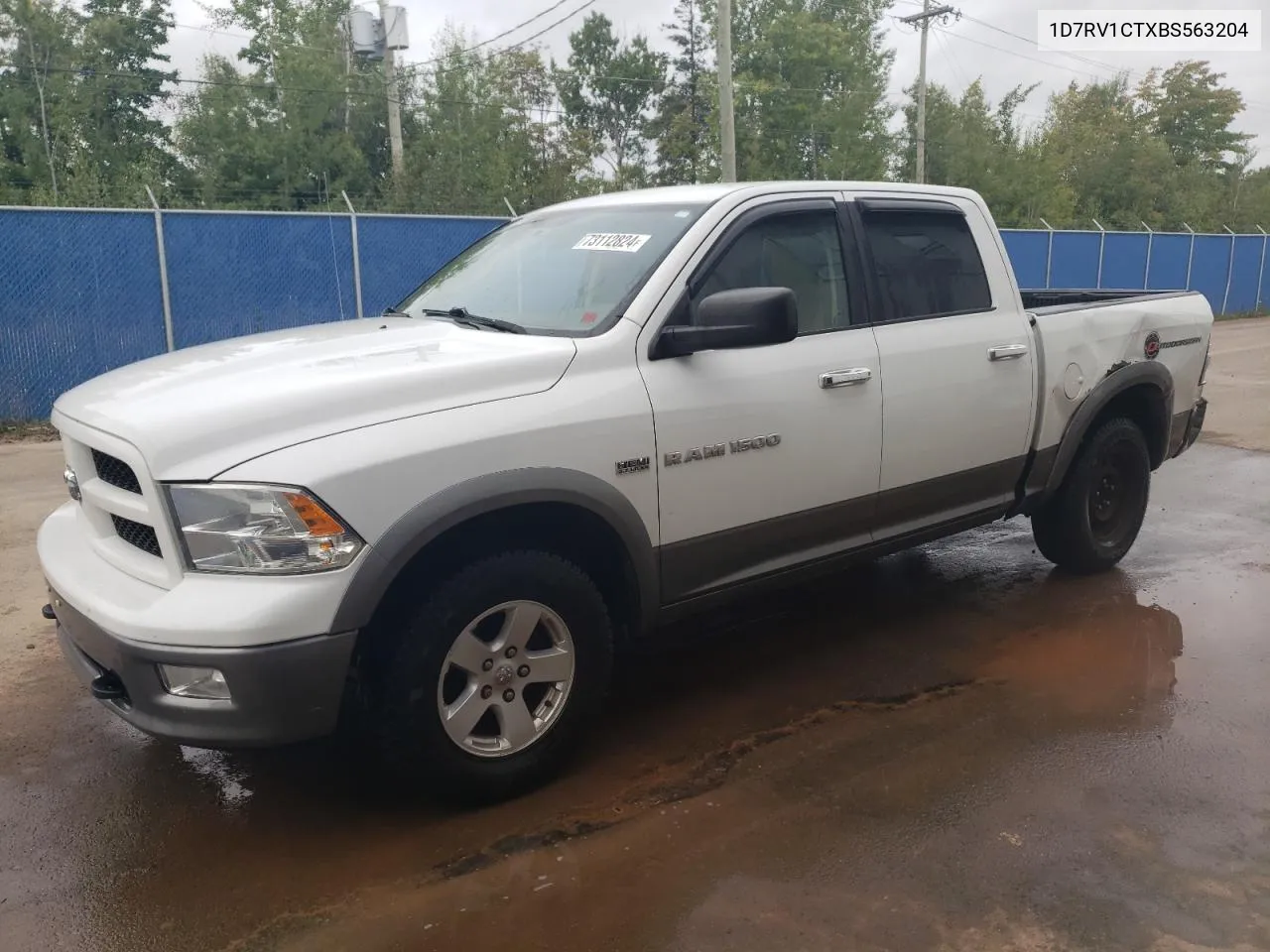 2011 Dodge Ram 1500 VIN: 1D7RV1CTXBS563204 Lot: 73112824