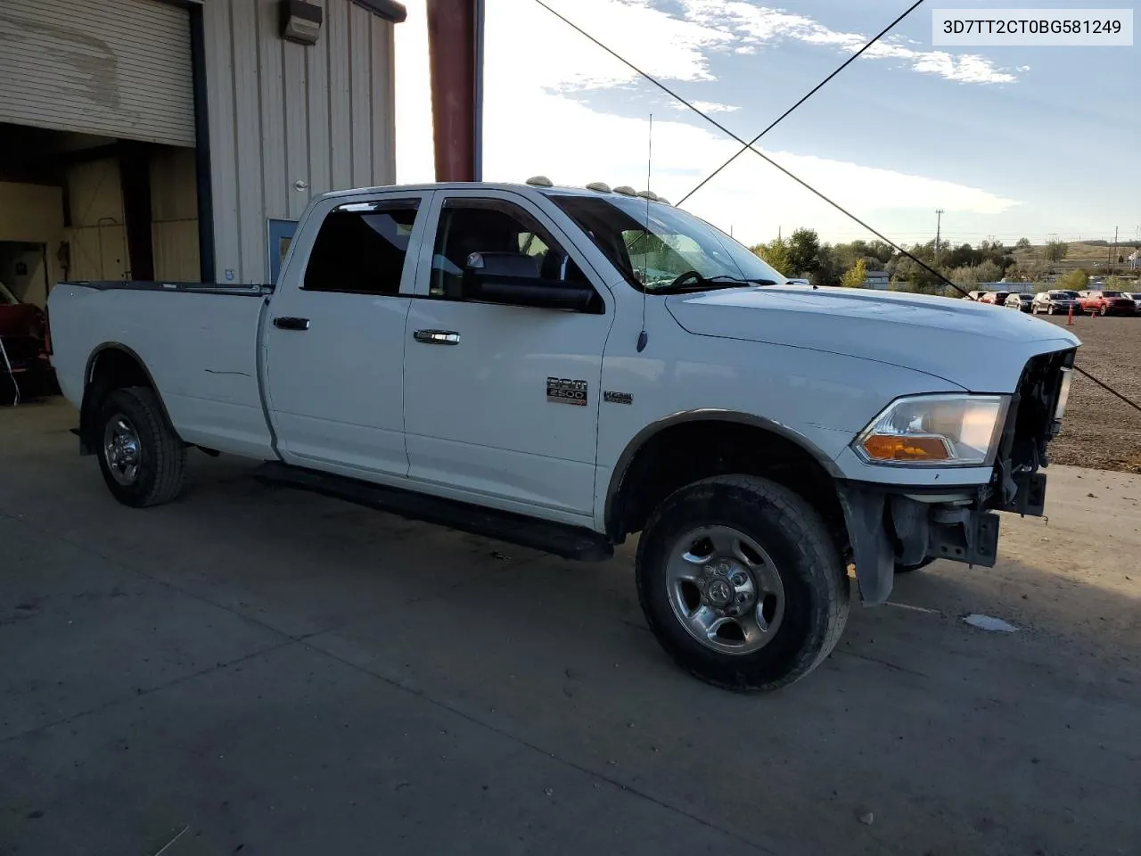 2011 Dodge Ram 2500 VIN: 3D7TT2CT0BG581249 Lot: 73383234