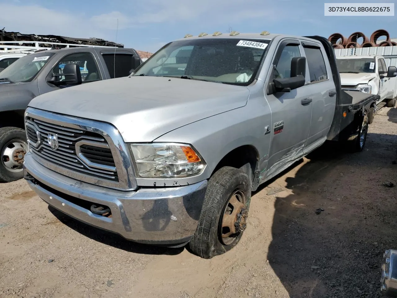 2011 Dodge Ram 3500 VIN: 3D73Y4CL8BG622675 Lot: 73484384