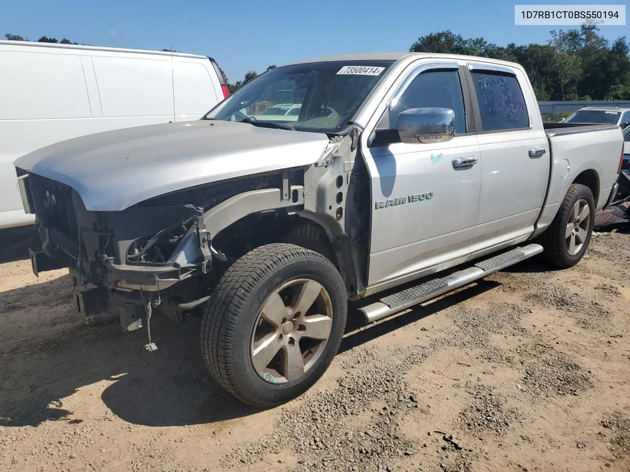 2011 Dodge Ram 1500 VIN: 1D7RB1CT0BS550194 Lot: 73500414