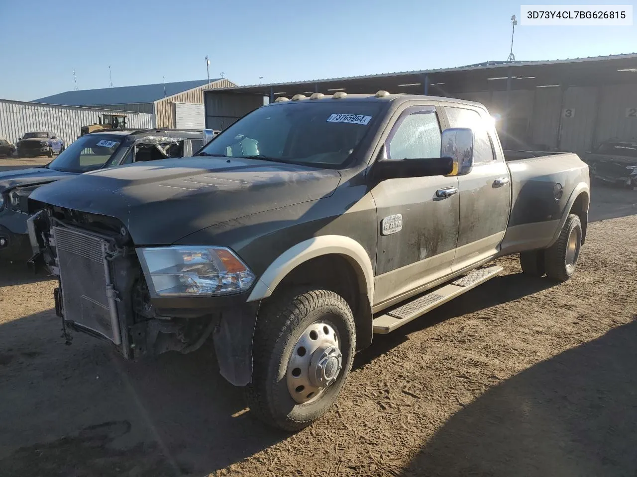 2011 Dodge Ram 3500 VIN: 3D73Y4CL7BG626815 Lot: 73765964