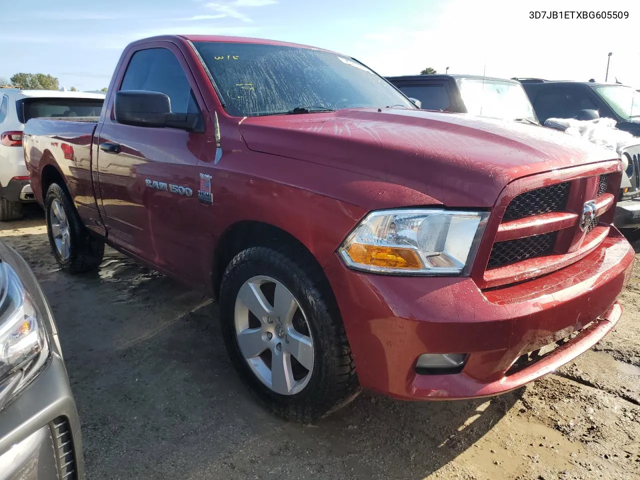 2011 Dodge Ram 1500 VIN: 3D7JB1ETXBG605509 Lot: 74060174