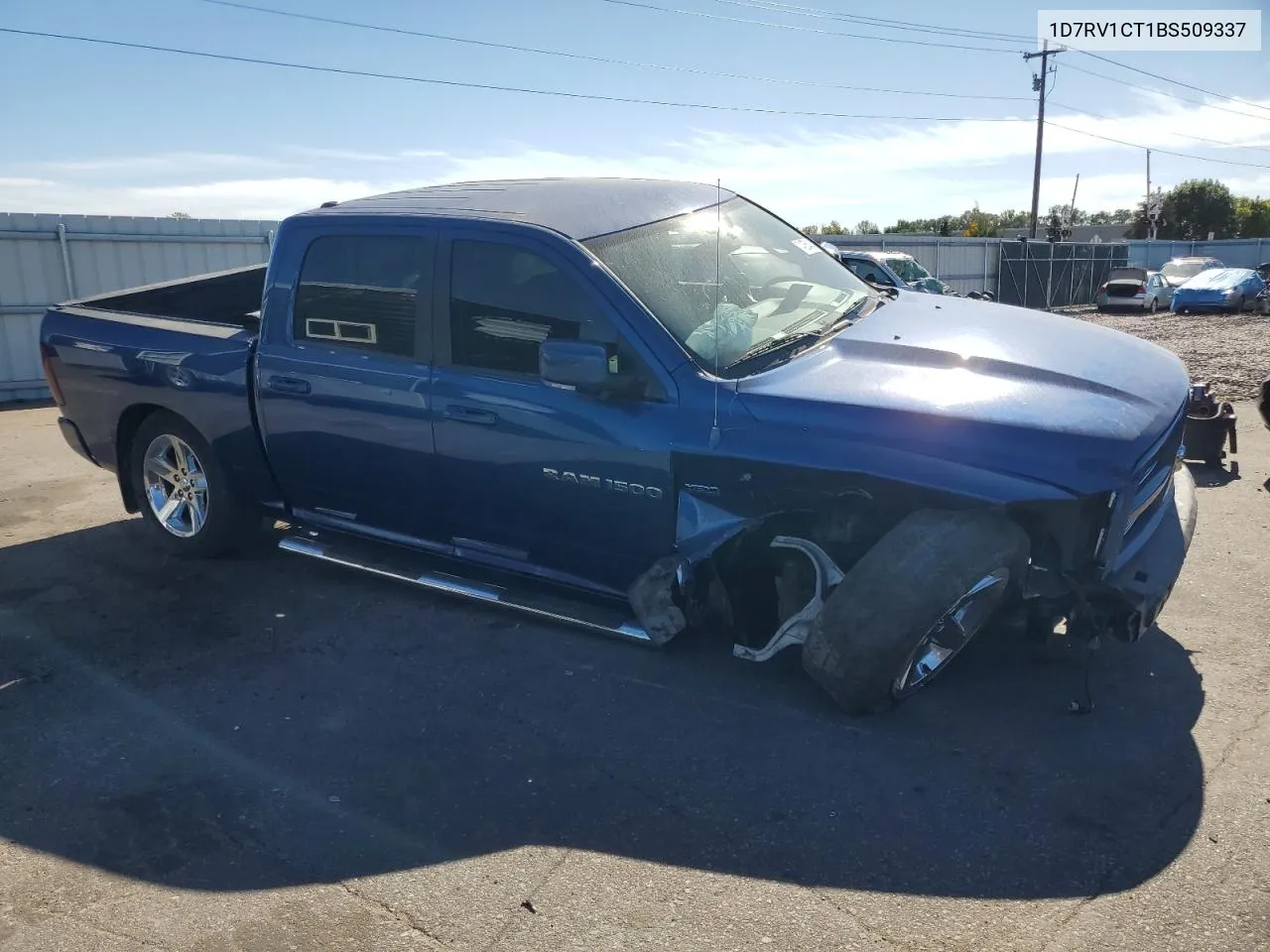 2011 Dodge Ram 1500 VIN: 1D7RV1CT1BS509337 Lot: 74255424