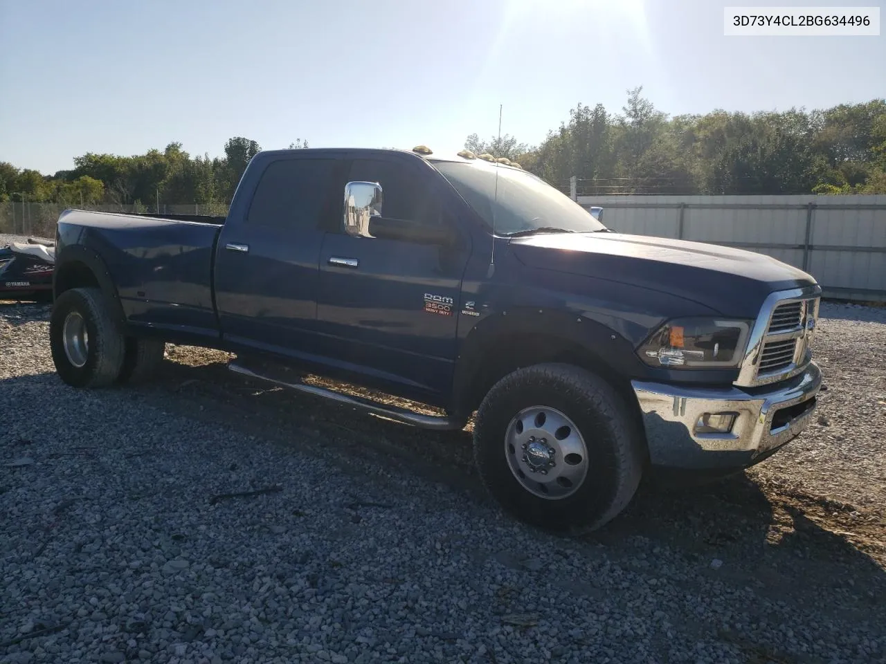 2011 Dodge Ram 3500 VIN: 3D73Y4CL2BG634496 Lot: 74538854