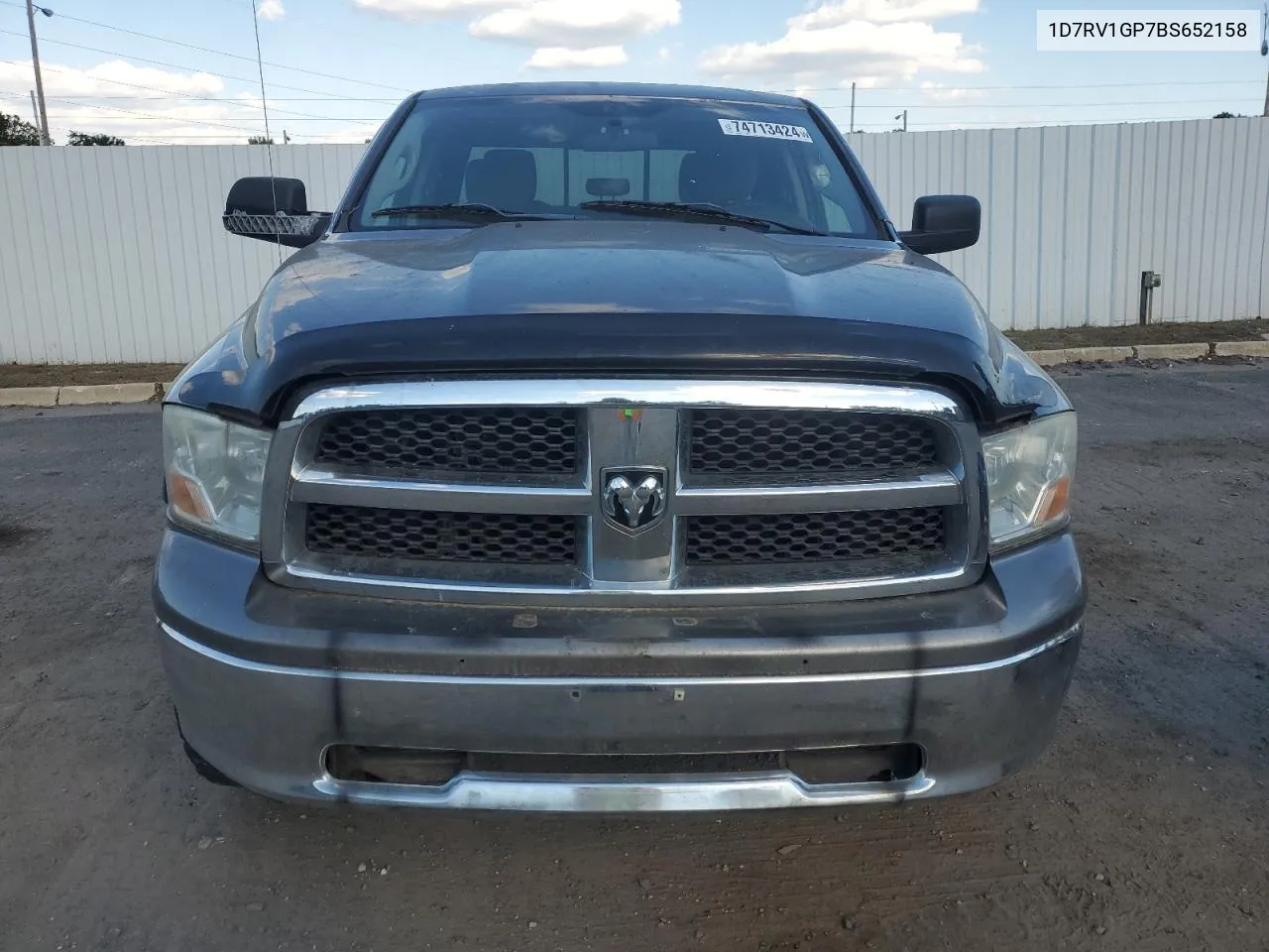 2011 Dodge Ram 1500 VIN: 1D7RV1GP7BS652158 Lot: 74713424