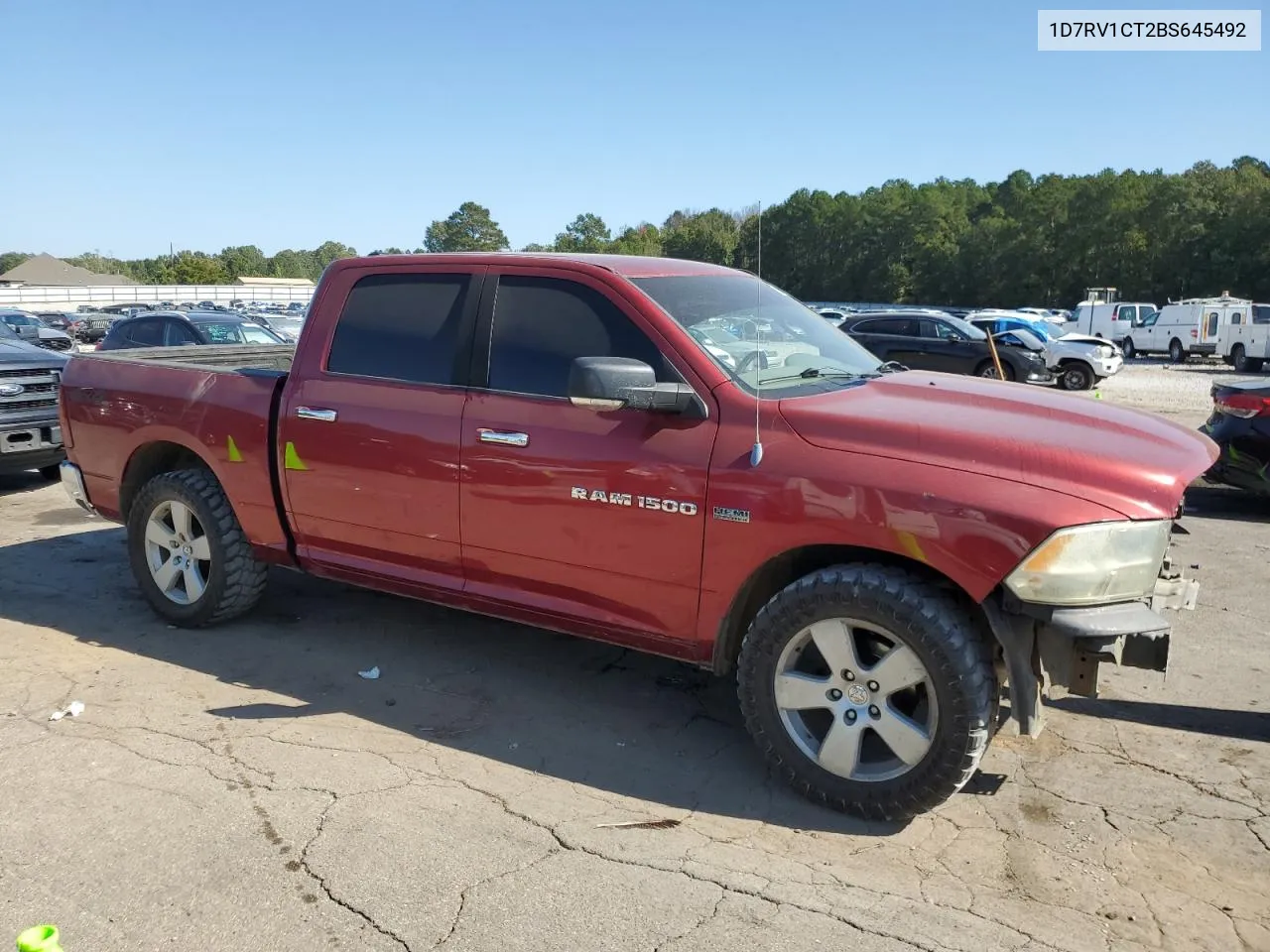 2011 Dodge Ram 1500 VIN: 1D7RV1CT2BS645492 Lot: 74795154