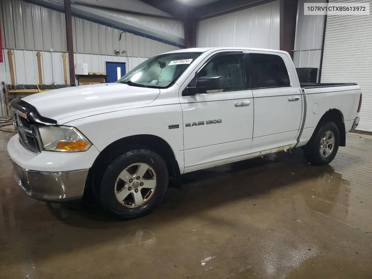 2011 Dodge Ram 1500 VIN: 1D7RV1CTXBS613972 Lot: 74878024