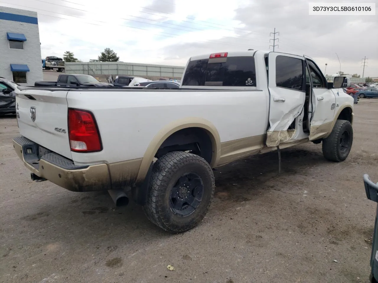 2011 Dodge Ram 3500 VIN: 3D73Y3CL5BG610106 Lot: 74903484