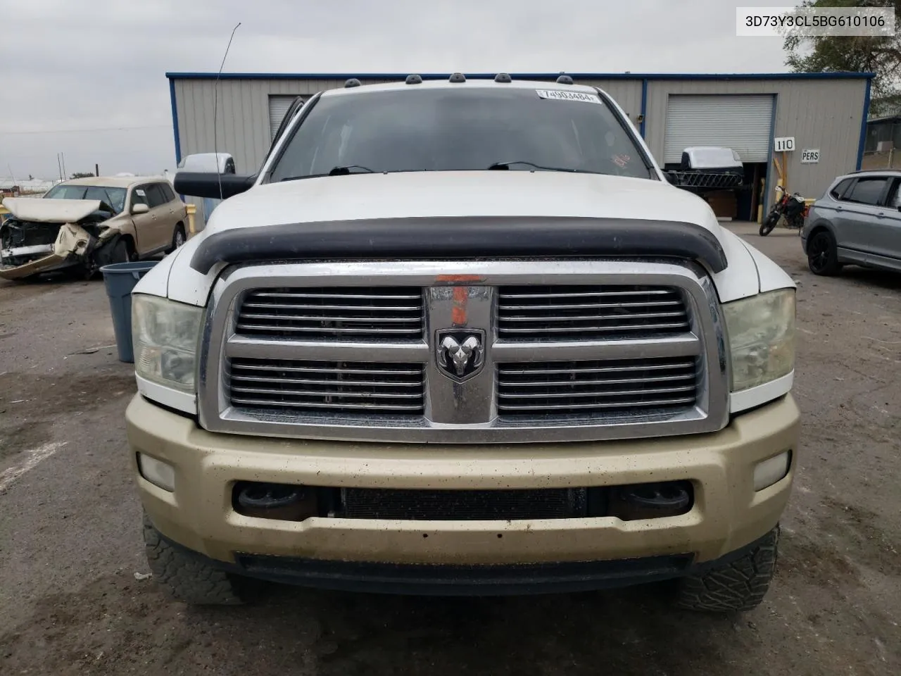 2011 Dodge Ram 3500 VIN: 3D73Y3CL5BG610106 Lot: 74903484