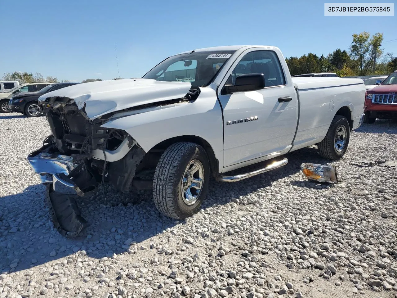 2011 Dodge Ram 1500 VIN: 3D7JB1EP2BG575845 Lot: 74986144