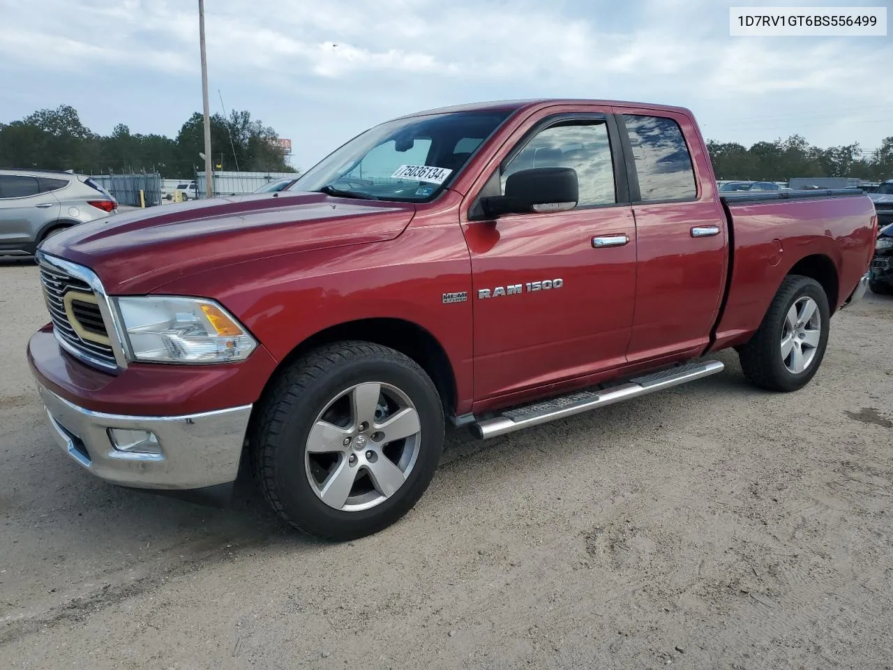 2011 Dodge Ram 1500 VIN: 1D7RV1GT6BS556499 Lot: 75036134