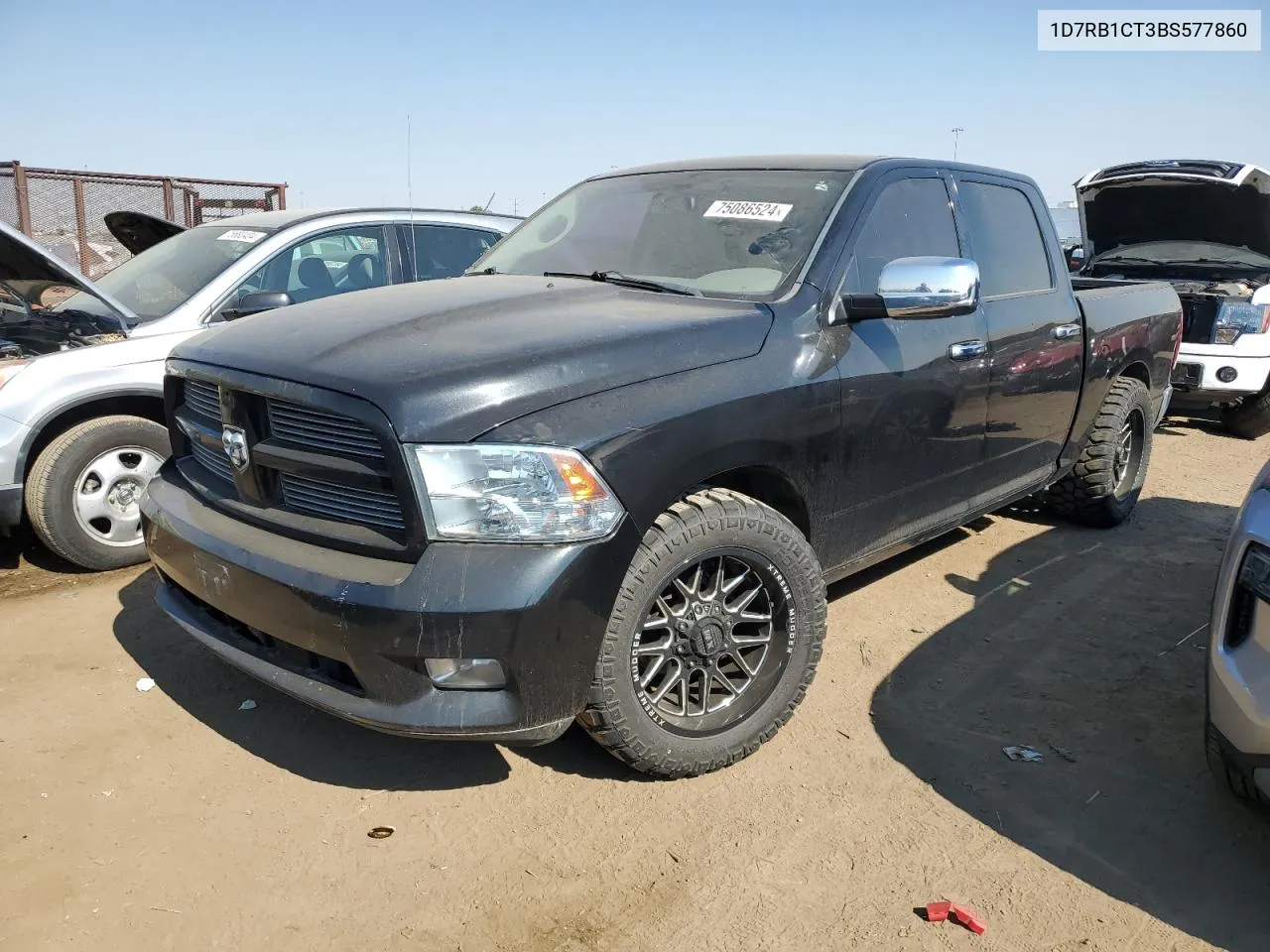 2011 Dodge Ram 1500 VIN: 1D7RB1CT3BS577860 Lot: 75086524