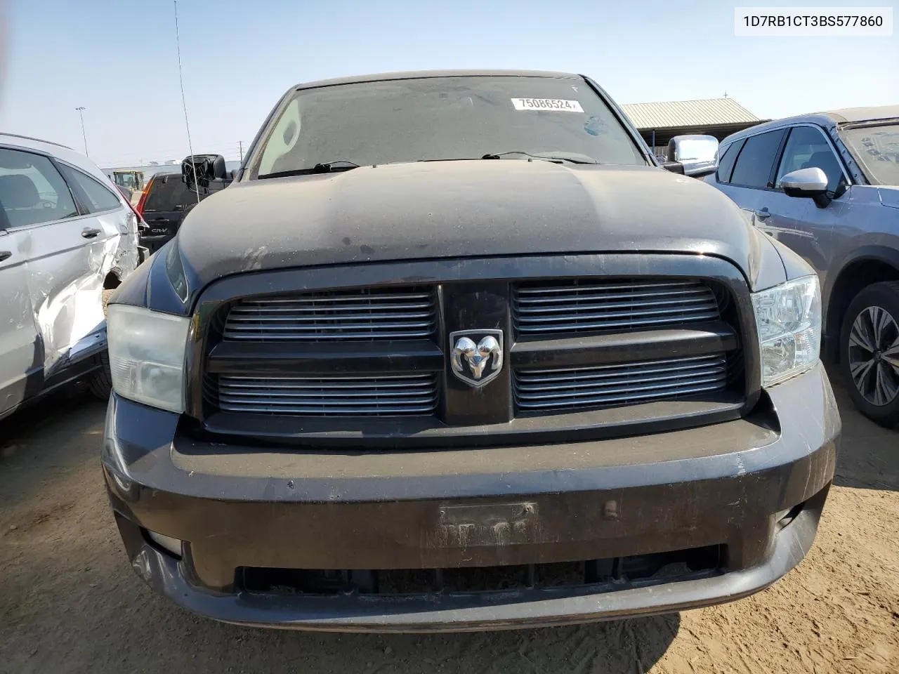 2011 Dodge Ram 1500 VIN: 1D7RB1CT3BS577860 Lot: 75086524