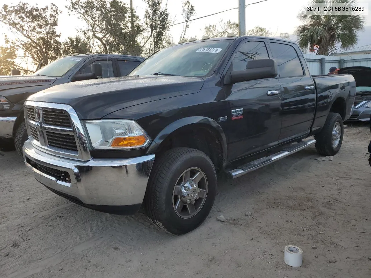 2011 Dodge Ram 2500 VIN: 3D7TT2CT6BG516289 Lot: 75131214