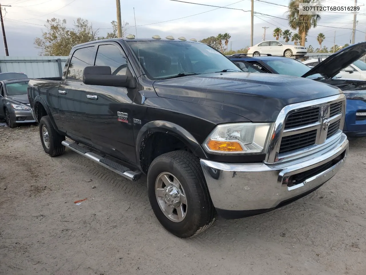 2011 Dodge Ram 2500 VIN: 3D7TT2CT6BG516289 Lot: 75131214