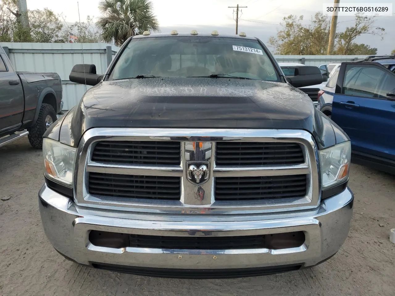 2011 Dodge Ram 2500 VIN: 3D7TT2CT6BG516289 Lot: 75131214