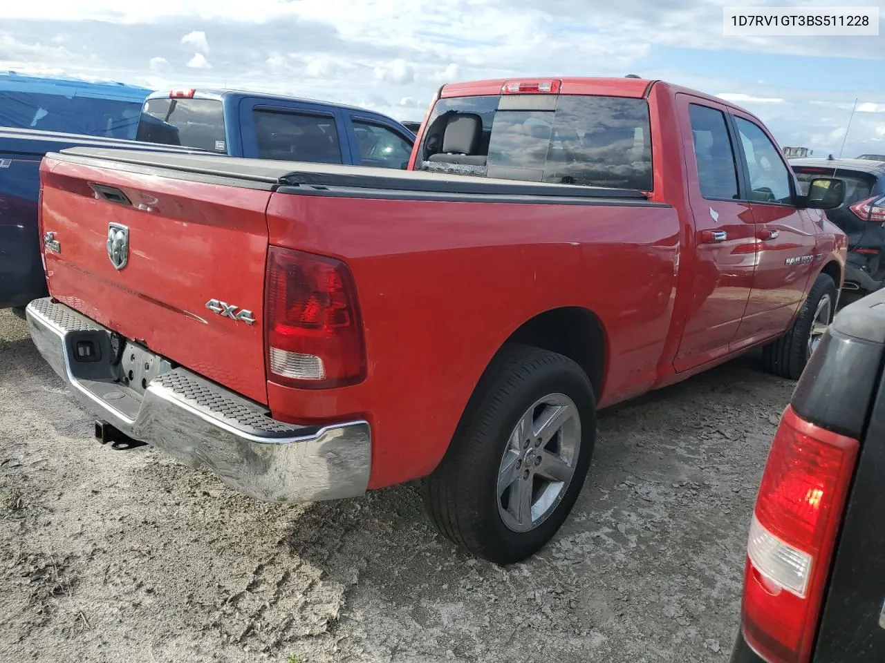 2011 Dodge Ram 1500 VIN: 1D7RV1GT3BS511228 Lot: 75159604