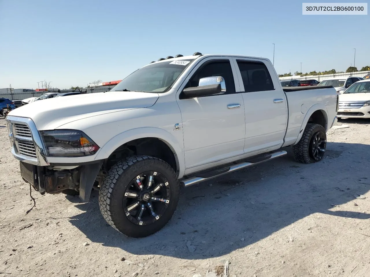 2011 Dodge Ram 2500 VIN: 3D7UT2CL2BG600100 Lot: 75240954