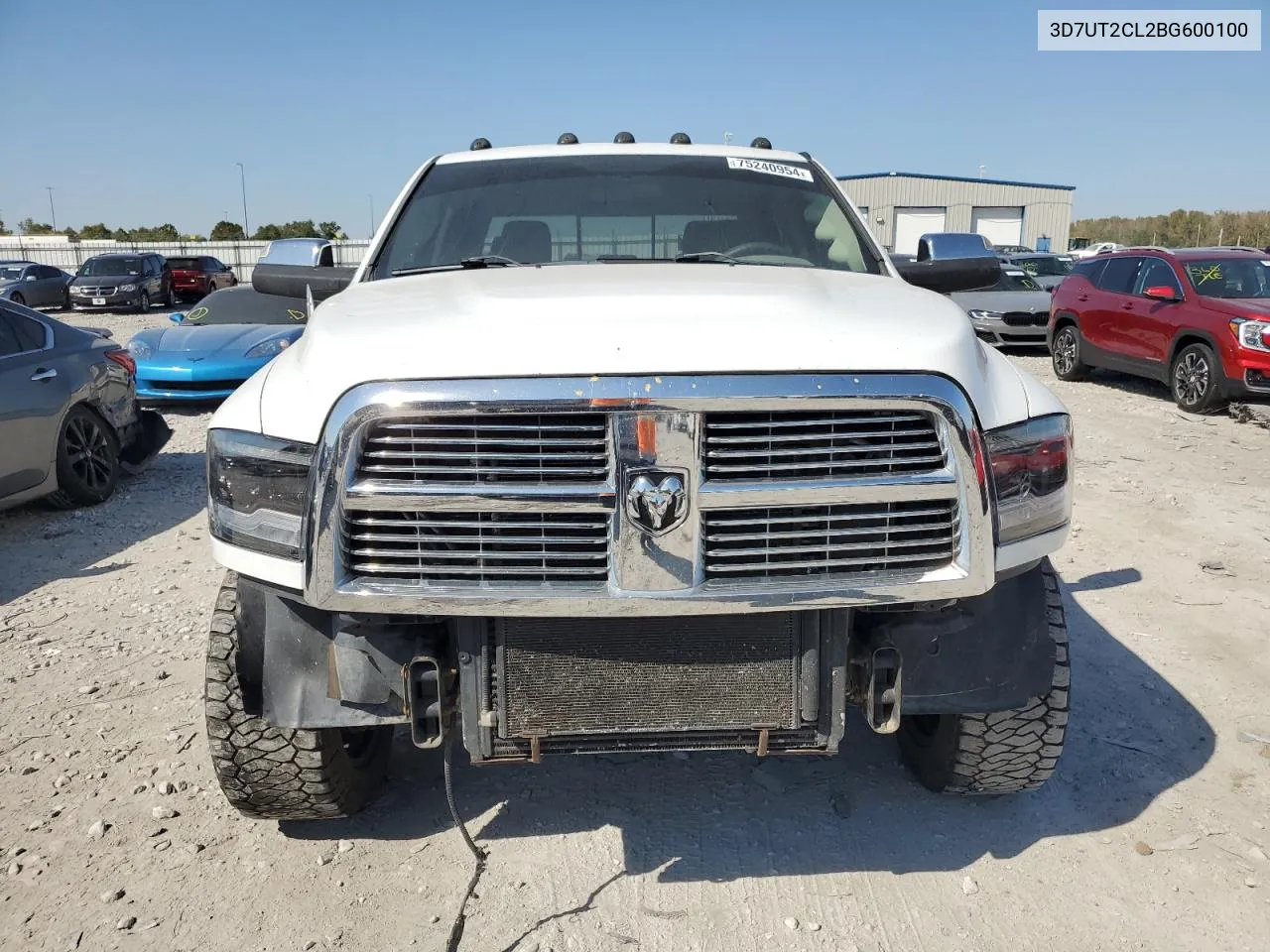 2011 Dodge Ram 2500 VIN: 3D7UT2CL2BG600100 Lot: 75240954