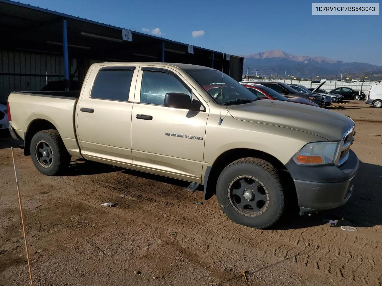 2011 Dodge Ram 1500 VIN: 1D7RV1CP7BS543043 Lot: 75364144