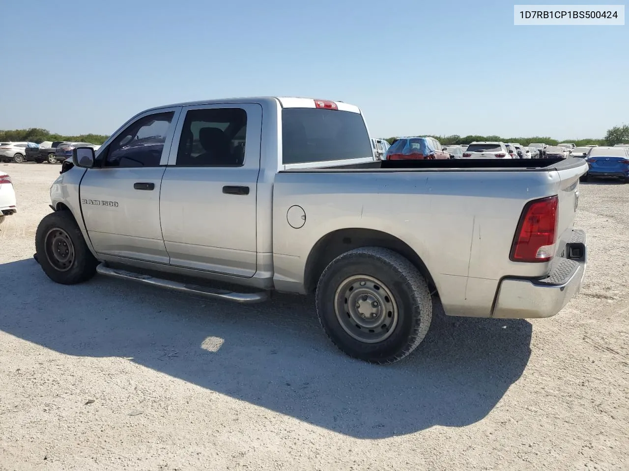 2011 Dodge Ram 1500 VIN: 1D7RB1CP1BS500424 Lot: 75494314