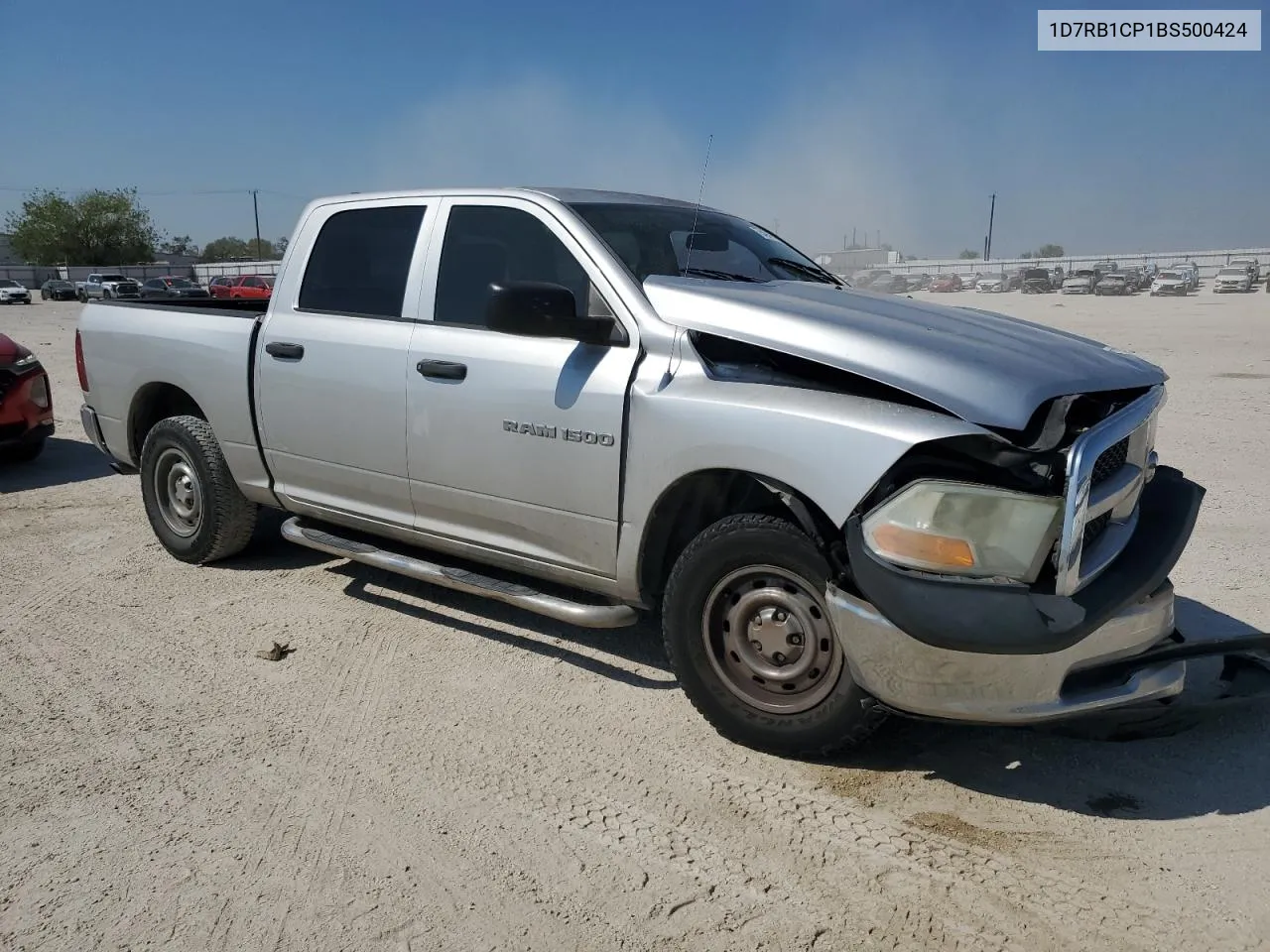 2011 Dodge Ram 1500 VIN: 1D7RB1CP1BS500424 Lot: 75494314