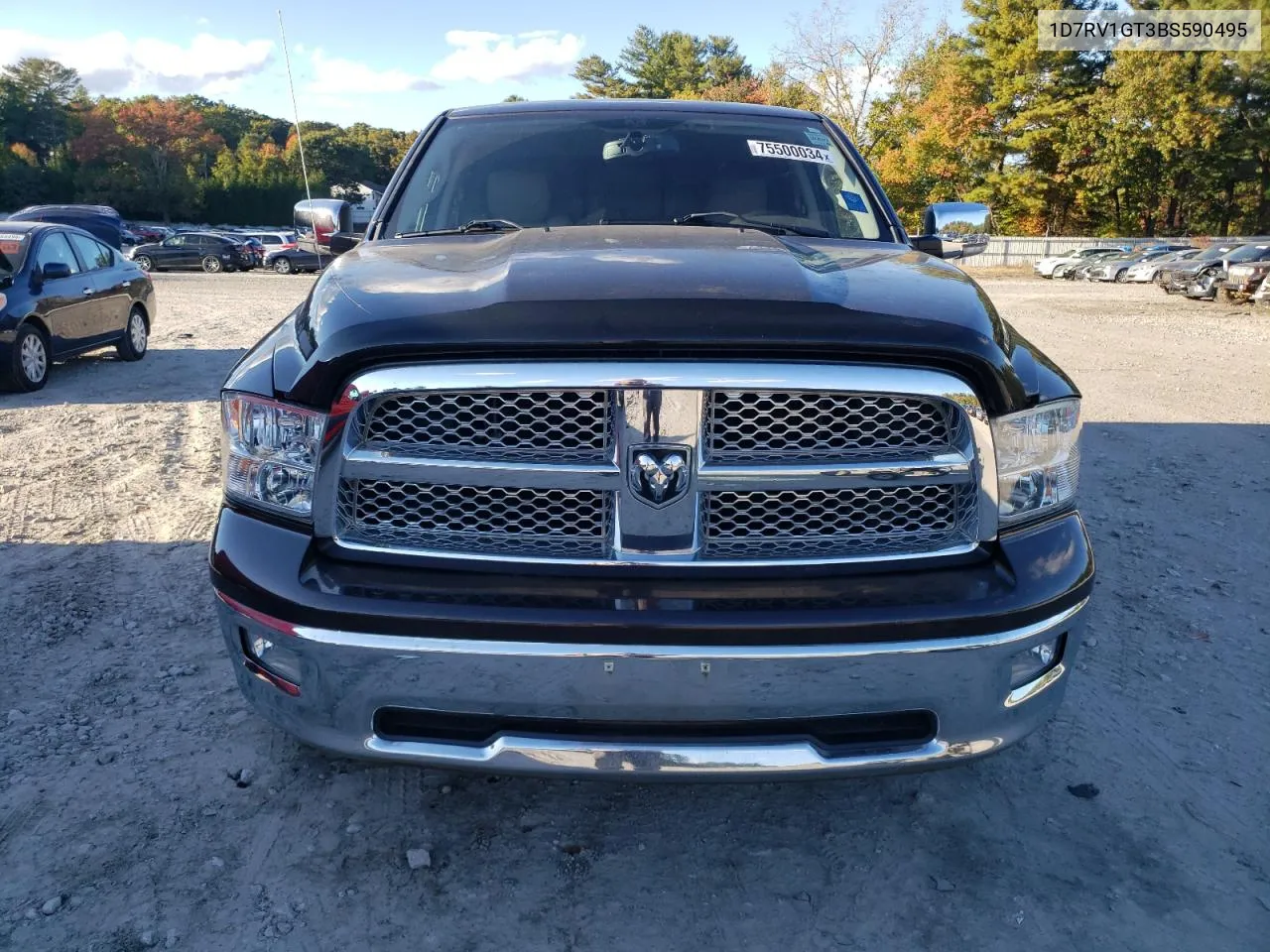 2011 Dodge Ram 1500 VIN: 1D7RV1GT3BS590495 Lot: 75500034