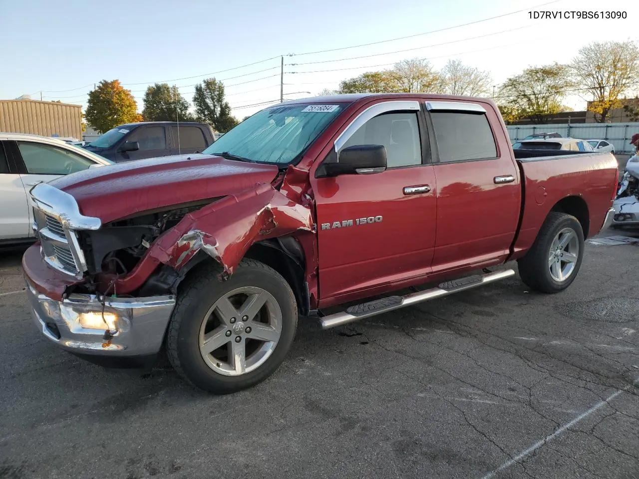 2011 Dodge Ram 1500 VIN: 1D7RV1CT9BS613090 Lot: 75516084