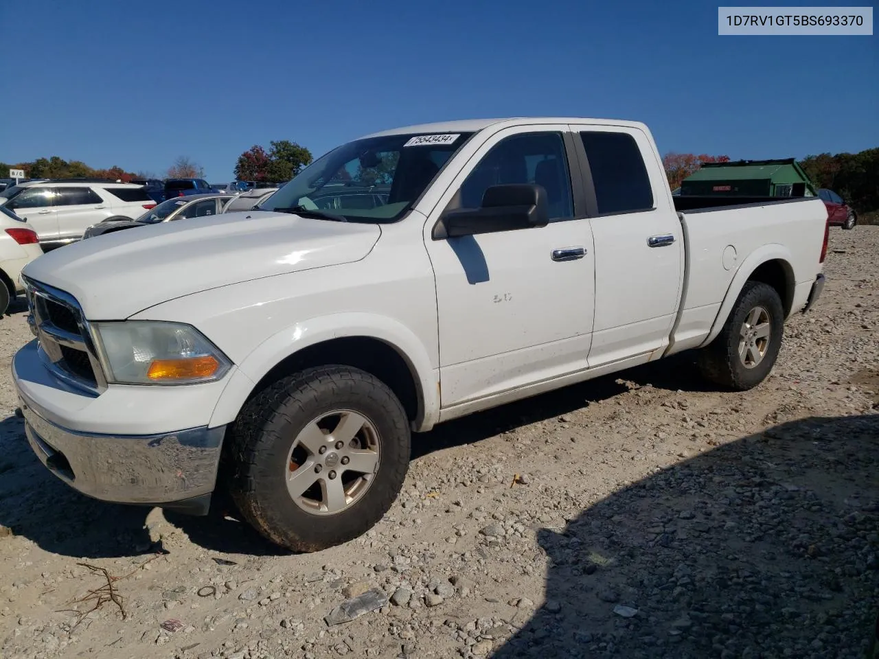 2011 Dodge Ram 1500 VIN: 1D7RV1GT5BS693370 Lot: 75543434