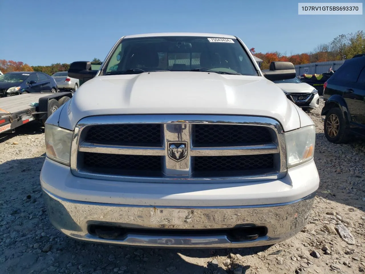 2011 Dodge Ram 1500 VIN: 1D7RV1GT5BS693370 Lot: 75543434