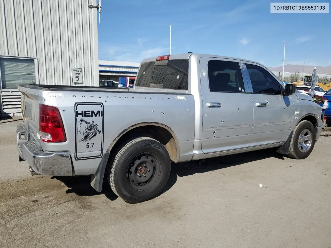 2011 Dodge Ram 1500 VIN: 1D7RB1CT9BS550193 Lot: 75550914