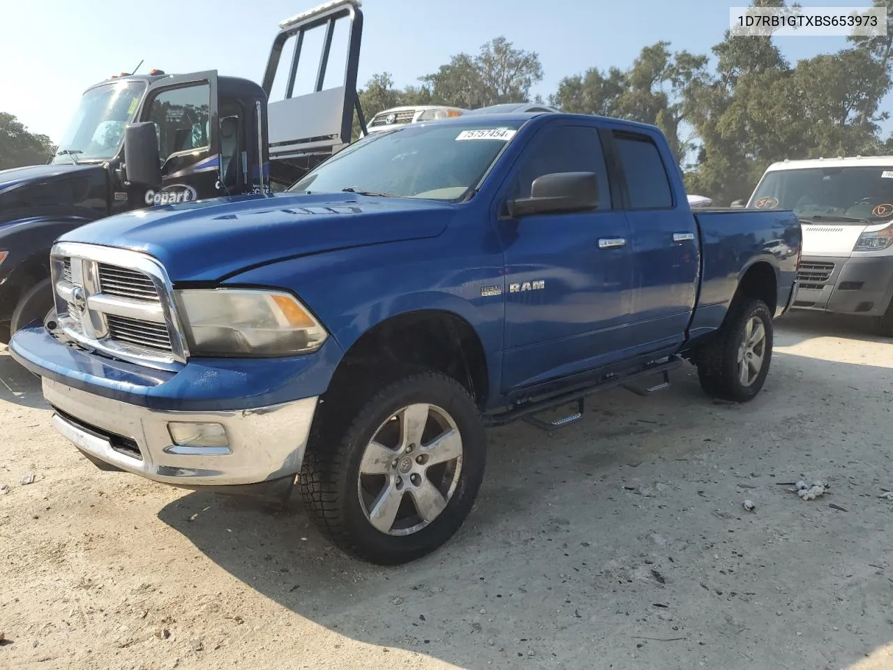 2011 Dodge Ram 1500 VIN: 1D7RB1GTXBS653973 Lot: 75757454