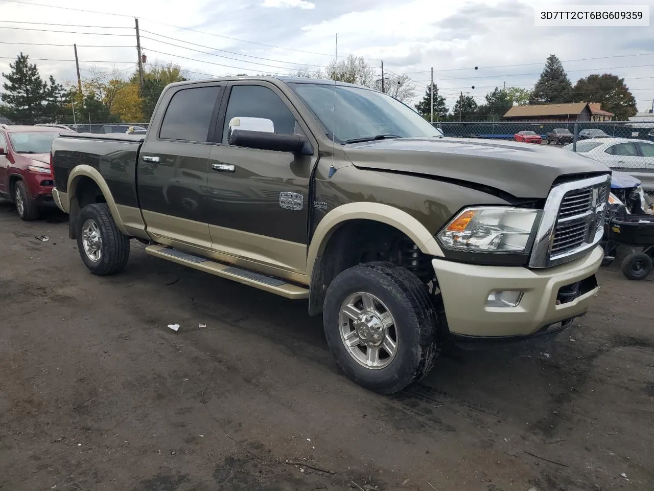 2011 Dodge Ram 2500 VIN: 3D7TT2CT6BG609359 Lot: 75762874