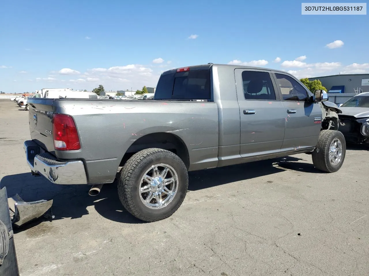 2011 Dodge Ram 2500 VIN: 3D7UT2HL0BG531187 Lot: 75770434