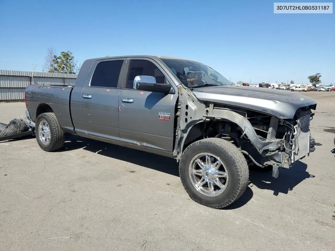 2011 Dodge Ram 2500 VIN: 3D7UT2HL0BG531187 Lot: 75770434