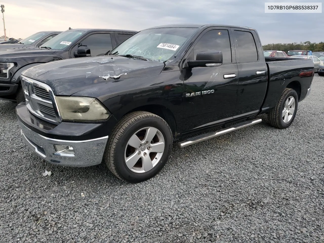 2011 Dodge Ram 1500 VIN: 1D7RB1GP6BS538337 Lot: 75814664