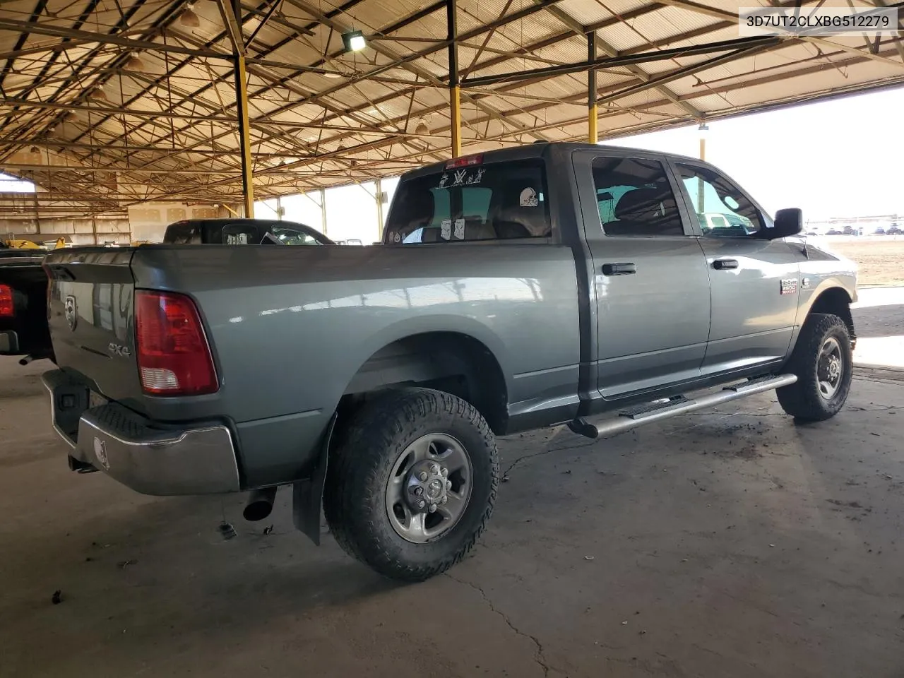 2011 Dodge Ram 2500 VIN: 3D7UT2CLXBG512279 Lot: 75874604