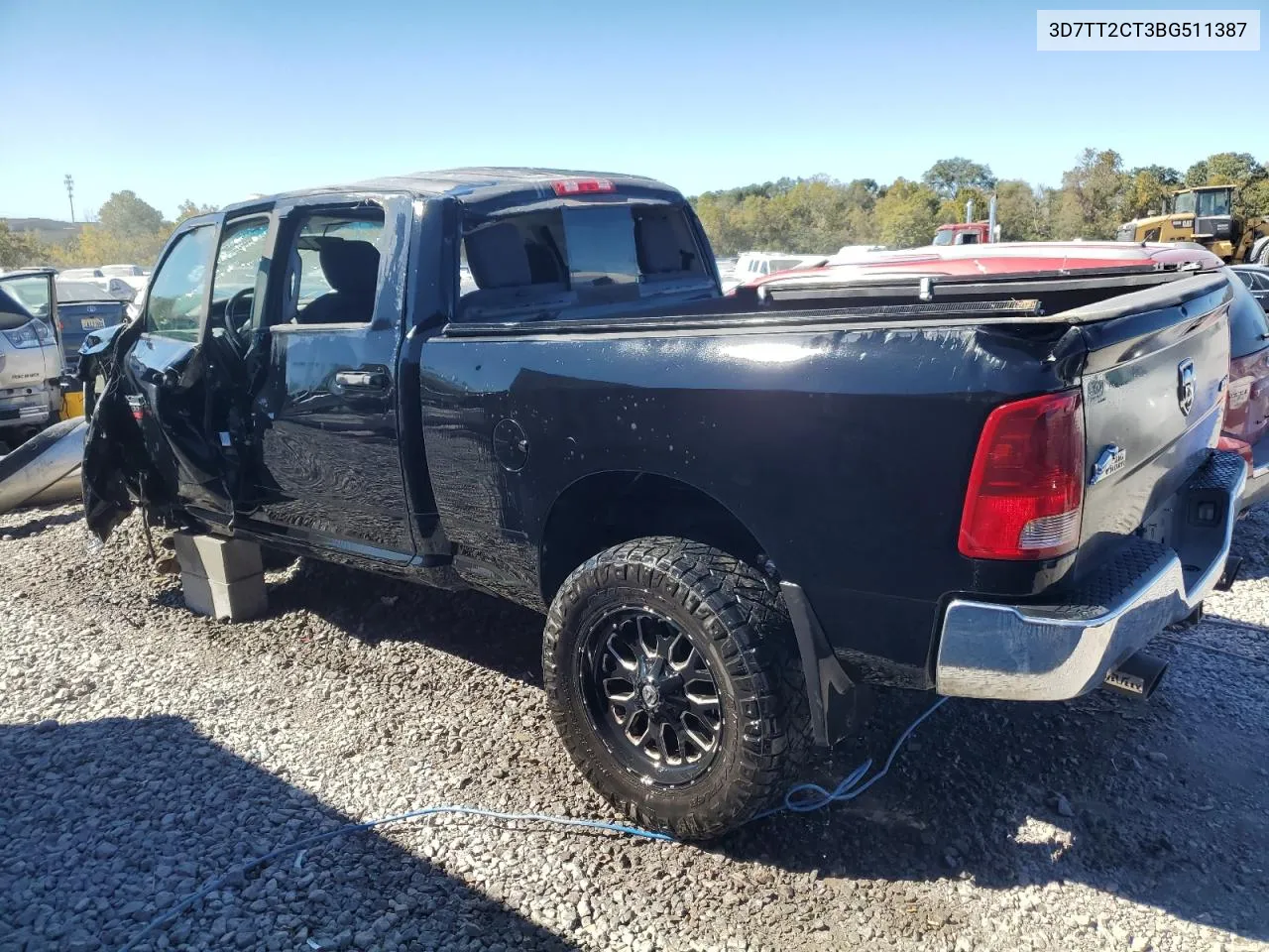 2011 Dodge Ram 2500 VIN: 3D7TT2CT3BG511387 Lot: 76054724