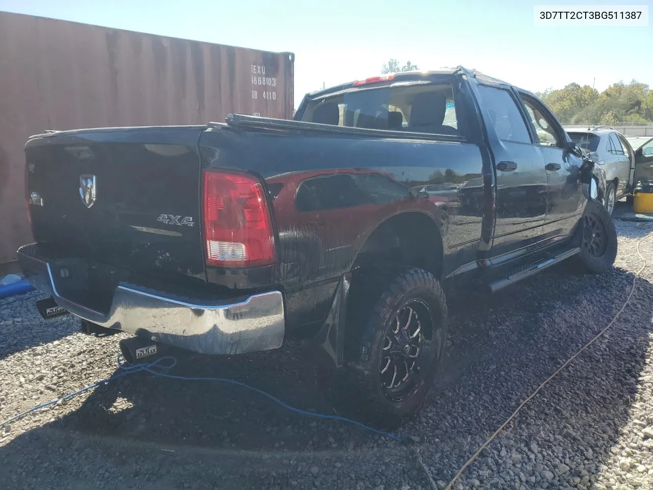 2011 Dodge Ram 2500 VIN: 3D7TT2CT3BG511387 Lot: 76054724