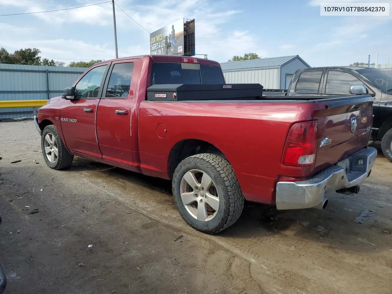 2011 Dodge Ram 1500 VIN: 1D7RV1GT7BS542370 Lot: 76084074